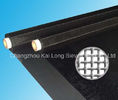 64T 160 Mesh Polyester Waterproof Fabric / Black Mesh 31 um Halogen-free Dyestuff