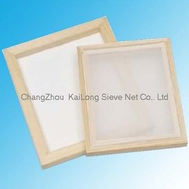 China Low Elongation Monofilament Polyester Mesh Fabric For Screen Printing , White distributor