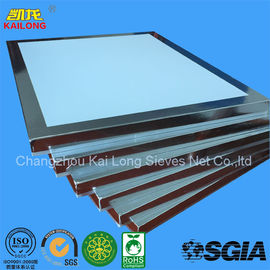 China SALE white Polyester Screen Printing Mesh  Frame For Stained Paper Printing distributor
